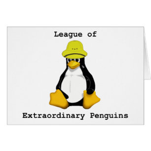 Extraordinära Penguins förbund 2 Hälsningskort