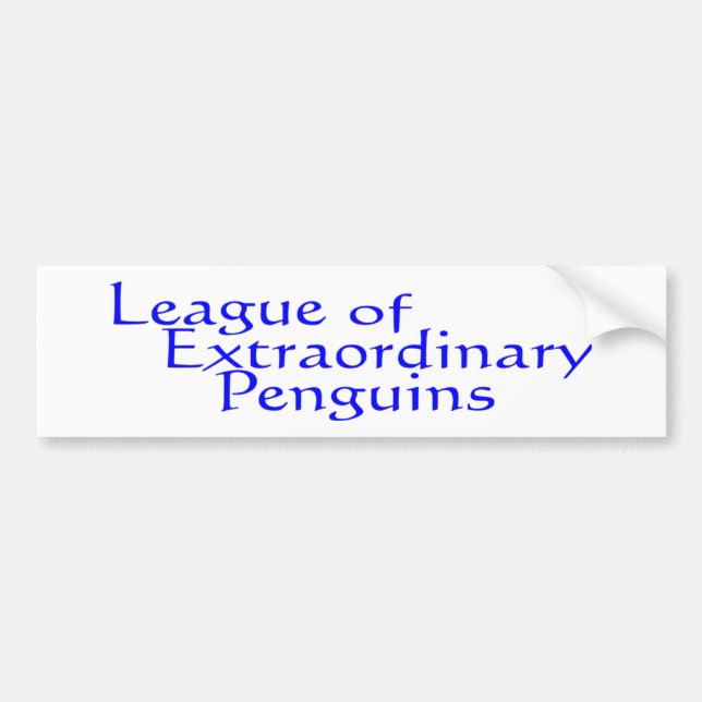 Extraordinära Penguins förbund 3 Bildekal (Framsidan)