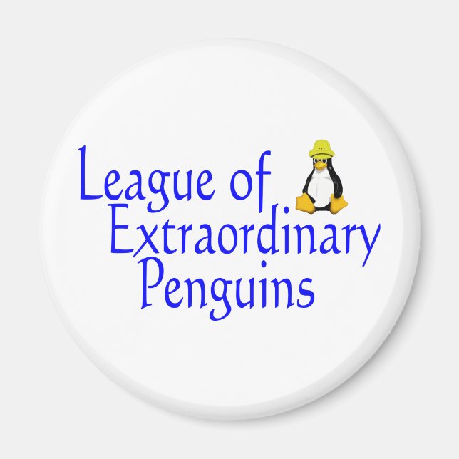 Extraordinära Penguins förbund 4 Magnet (Framsidan)