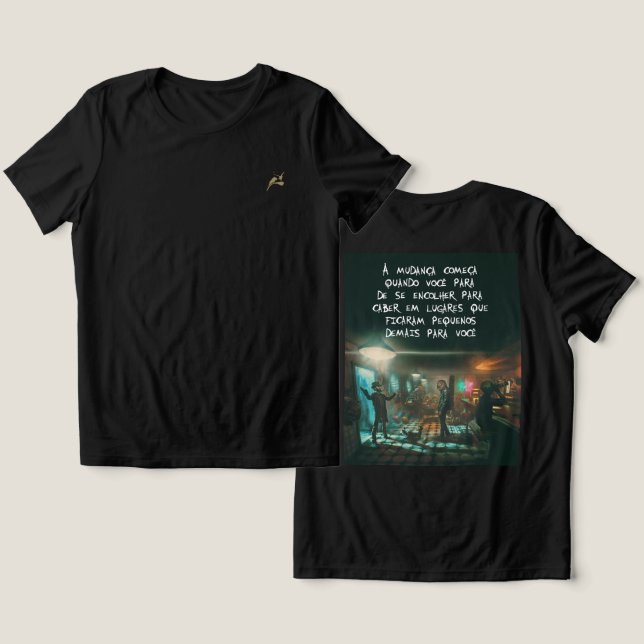 Extraordinário (Modelo II) T Shirt (Design fram och bak)