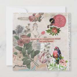 Extraordinärt Dreams Flat Greeting Card