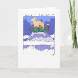 Extraordinärt födelsedagskort kort