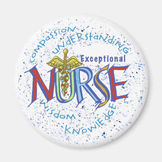 Extraordinärt sjuksköterskemotto magnet