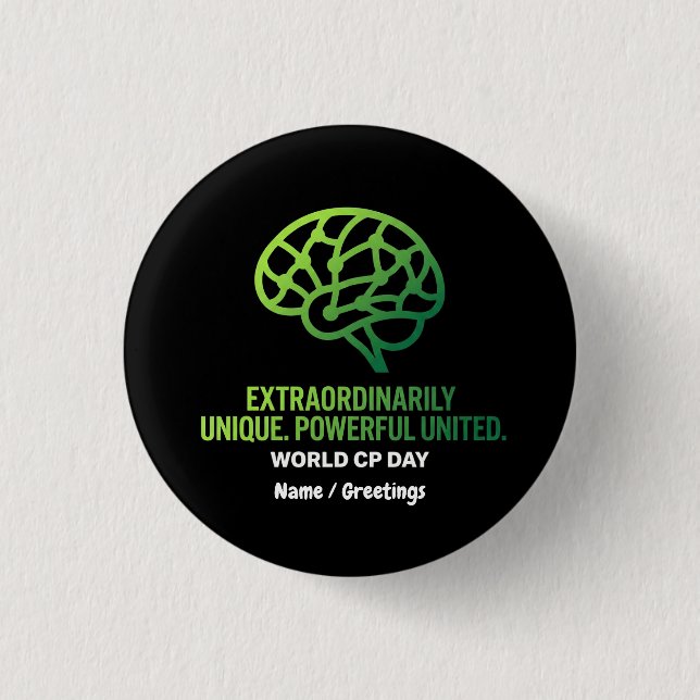 Extraordinärt Unik & Enad Cerebral Pares  Knapp (Framsida)