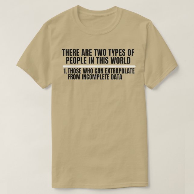 Extrapolat T ShirtData Science Shirt 518 (Design framsida)