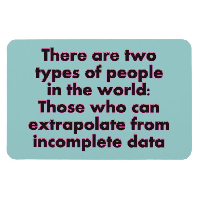 Extrapolera det här.. magnet (Horisontell)