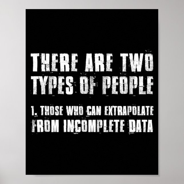 Extrapolera Från Ofullständiga Data Två Personers  Poster (Framsidan)