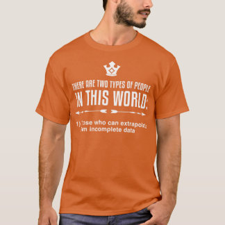 Extrapolerade data för datavetenskap t shirt