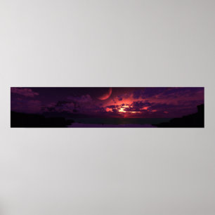 Extrasolar panorama poster