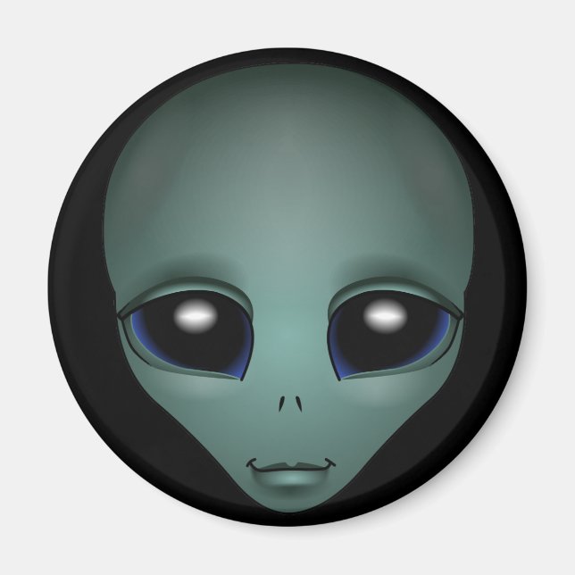Extraterala utlämningar och dekoration av Alien Fr Magnet (Framsidan)