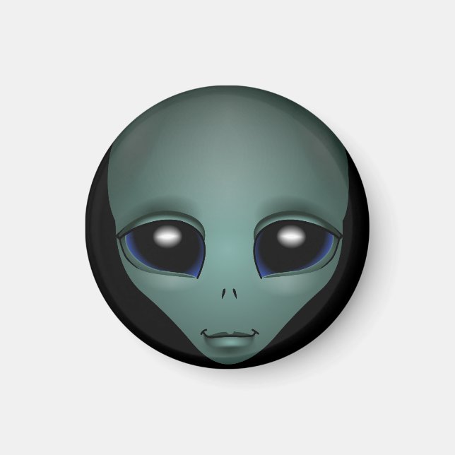 Extraterala utlämningar och dekoration av Alien Fr Magnet (Framsidan)