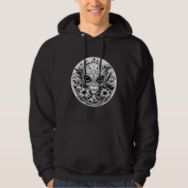 Extrateralt Alien i blommor Hoodie