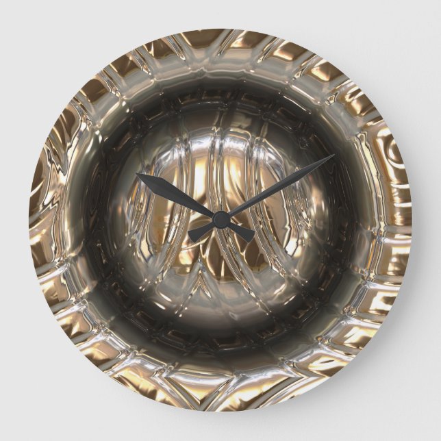 Extrateralt Metall 8-1-klocka Stor Klocka (Framsida)