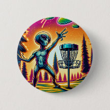 Extraterrestrial Alien Disk Golfing