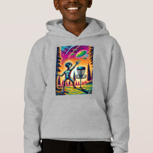 Extraterrestrial Alien Disk Golfing T Shirt