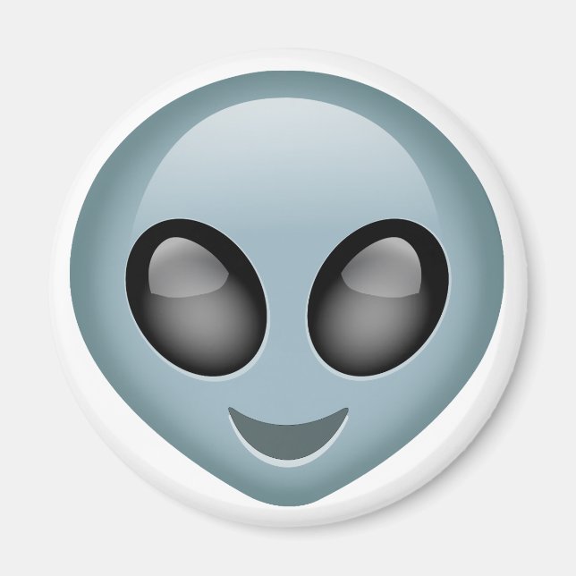 Extraterrestrial Alien Emoji Magnet (Framsidan)