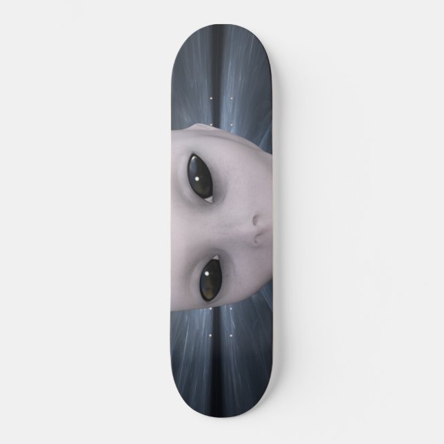 Extraterrestrial Alien Mini Skateboard Bräda 18,5 Cm (Framsida)