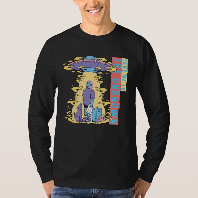 extraterrestrial Alien science fiction T Shirt (Framsida)