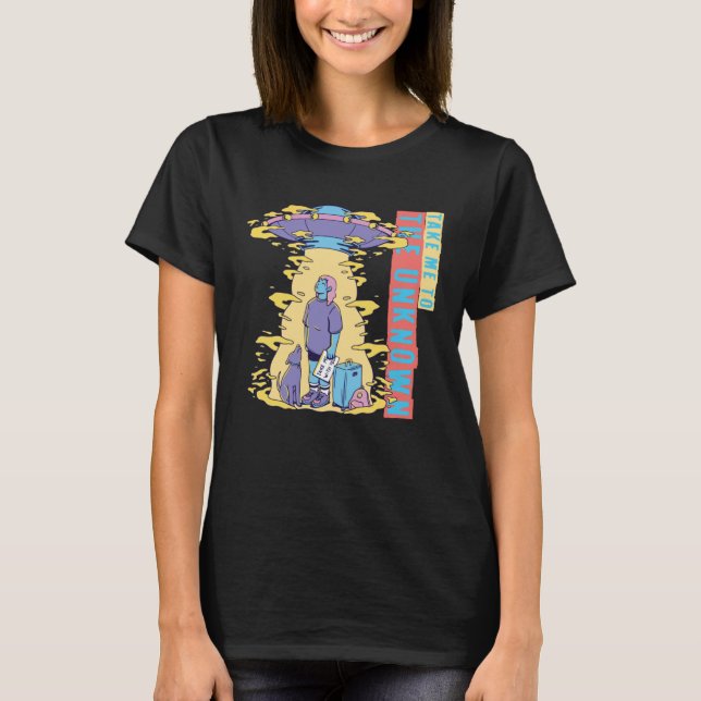extraterrestrial Alien science fiction T Shirt (Framsida)