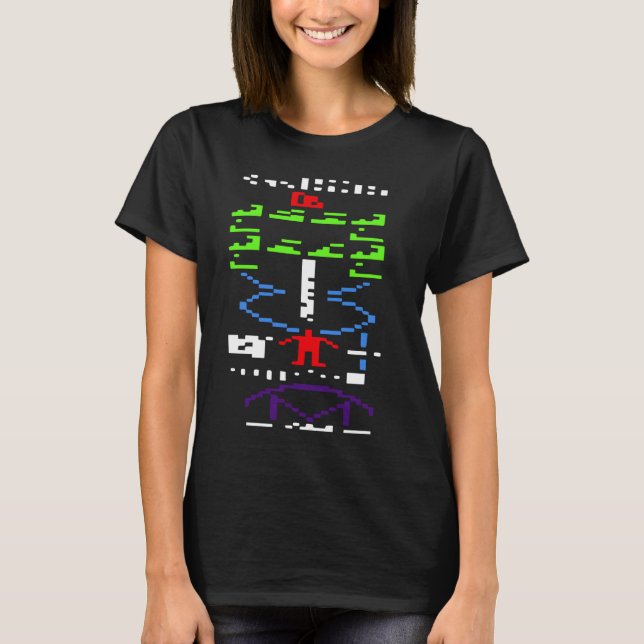 Extraterrestrial  Arecibo Alien Message T Shirt (Framsida)
