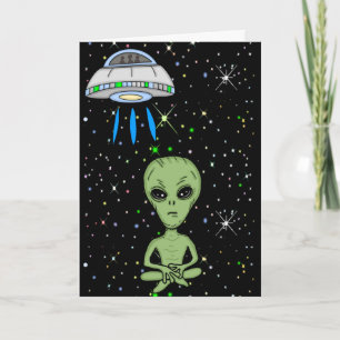 Extraterrestrial Day i lycklig - 20 mars Kort