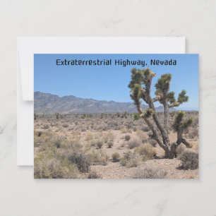Extraterrestrial Highway, Nevada-öknen Vykort