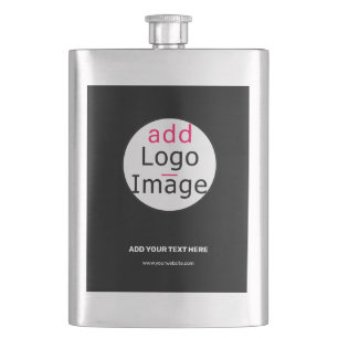 Extravagant Business Chic Anpassade Logotyp Black Fickplunta