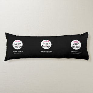 Extravagant Business Chic Anpassade Logotyp Black Kroppskudde