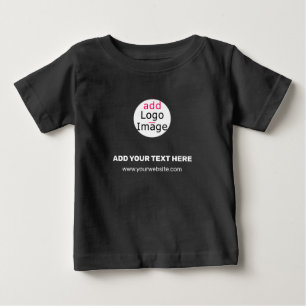 Extravagant Business Chic Anpassade Logotyp Black T Shirt