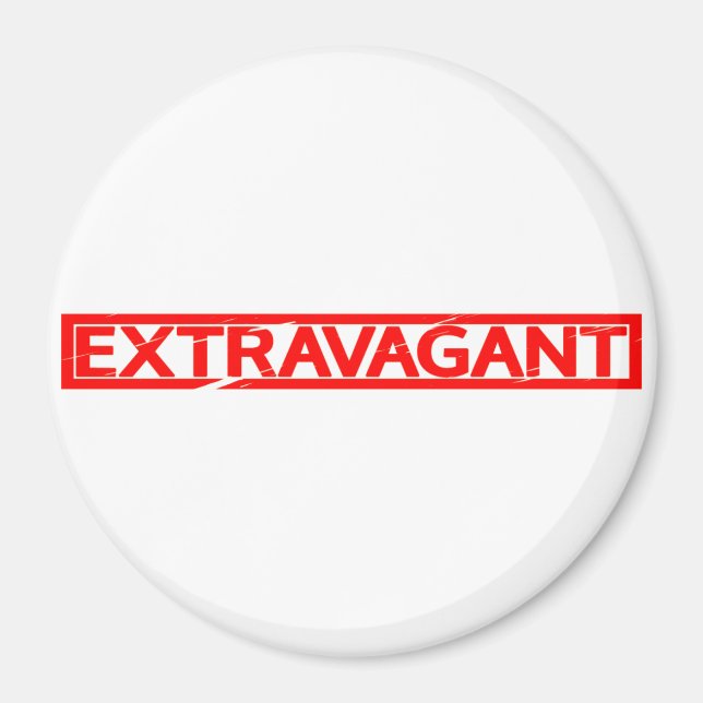 Extravagant Frimärke Magnet (Framsidan)