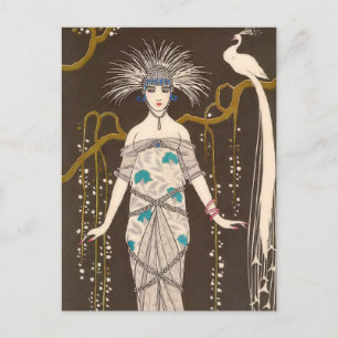 Extravagant kvällsanalys Illustration Vykort