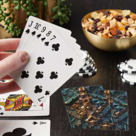 Extrem 3D vertikal mosaik Casinokort