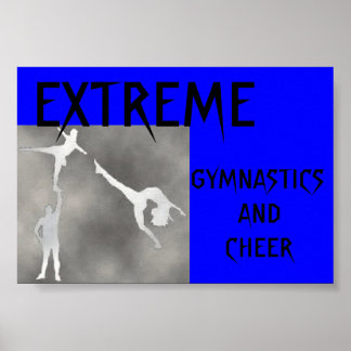 EXTREM GYMNASTIK OCH POSTER CHEER