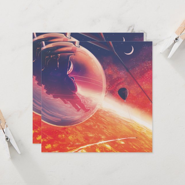 Extrem Luftballong på Volcanic Hellscape Kort (Fram/Back In Situ)