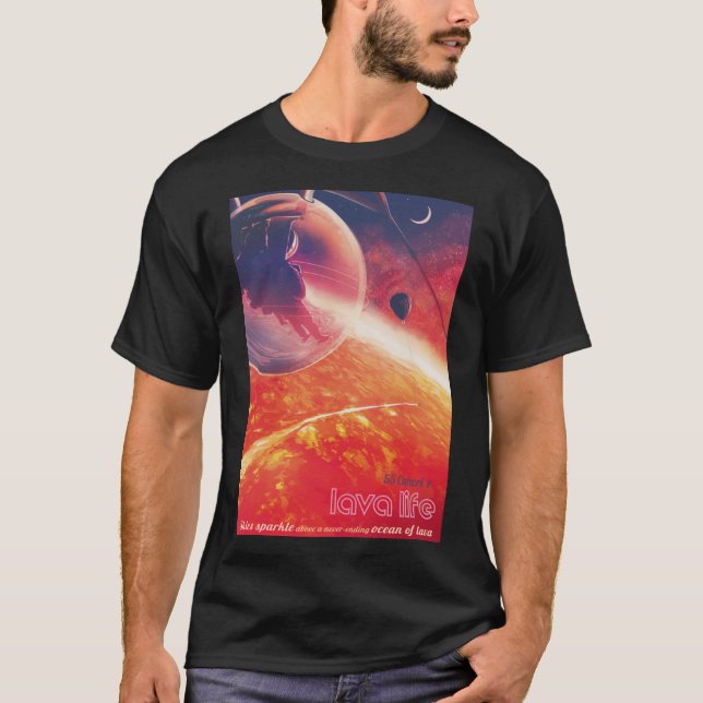 Extrem Luftballong på Volcanic Hellscape T Shirt (Framsida)