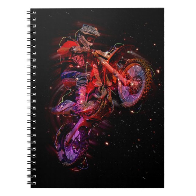 Extrem Motocross Anteckningsbok (Framsidan)
