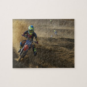 Extrem Motocross Motorcykel Motorsport Cykel Pussel
