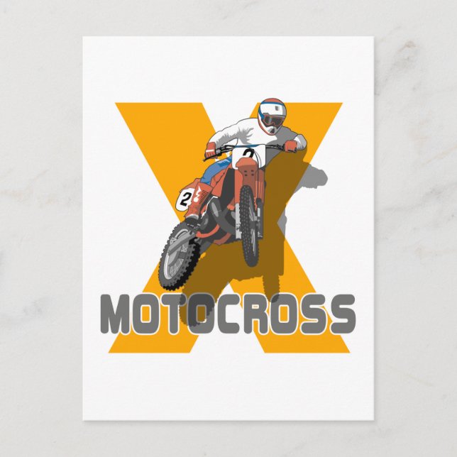 Extrem Motocross Vykort (Framsida)