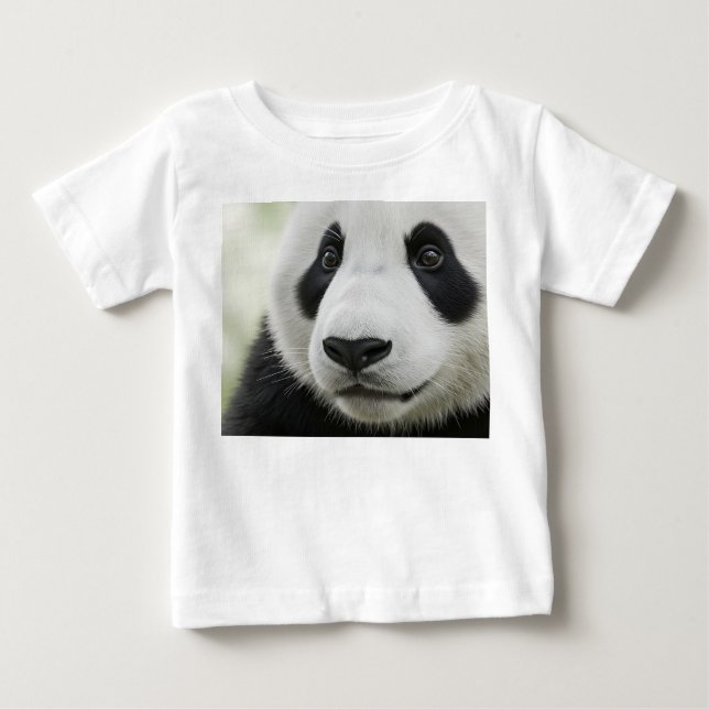 Extrem närbild på pandabjörnunge t shirt (Framsida)