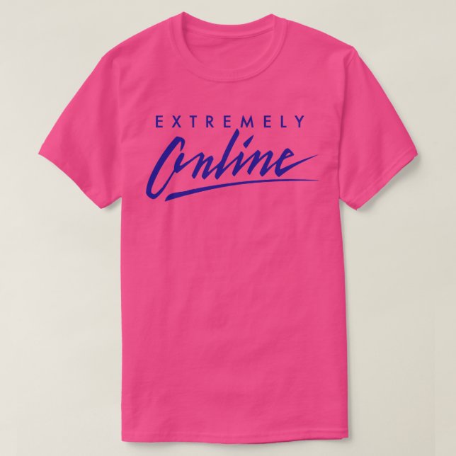 Extrem online t shirt (Design framsida)