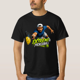 Extrem Pickleball-dykande Action T-Shirt