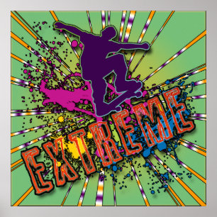 EXTREM SKATEBOARING POSTER