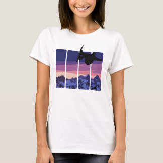 Extrem snöbordning t-shirt