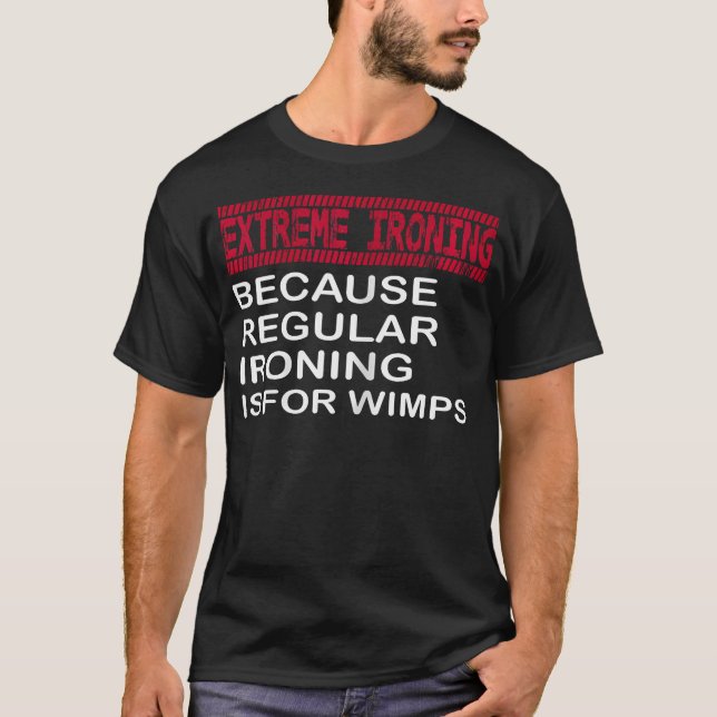 Extrem strykning eftersom vanlig strykning är för  t shirt (Framsida)