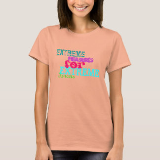 extrema åtgärder för extrema dansare, utbränd skjo tee shirt