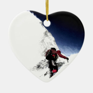Extrema bergsmassiv julgransprydnad keramik