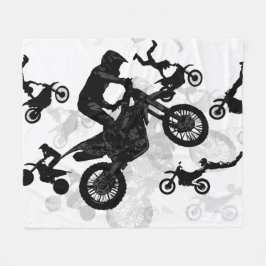 Extrema motocross-stenar fleecefilt