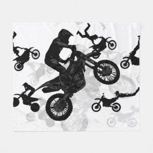 Extrema motocross-stenar fleecefilt
