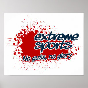 Extrema sportar poster, anpassade poster
