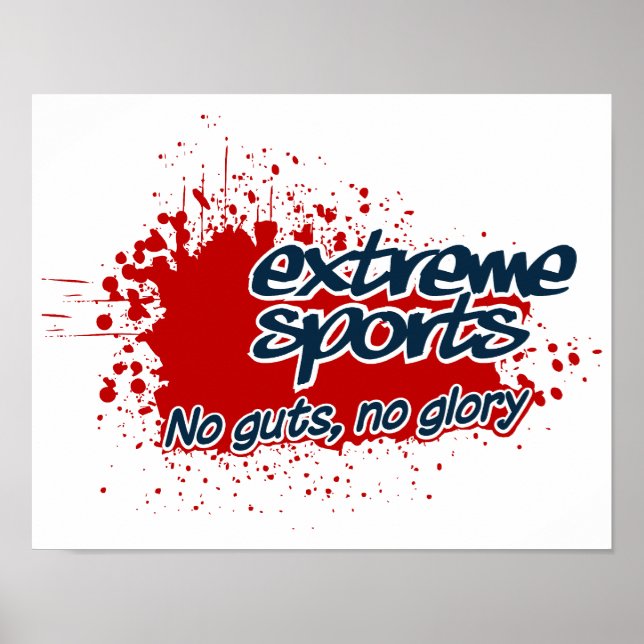 Extrema sportar poster, anpassade poster (Framsidan)